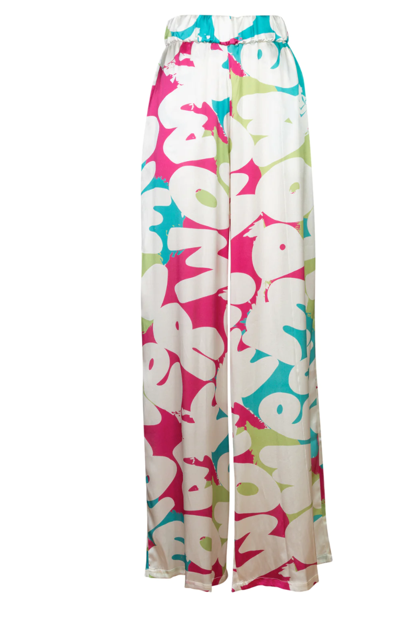 Palazzo Pant in Empower Women Scattered Print